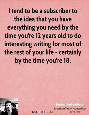 Bruce Springsteen Quotes
