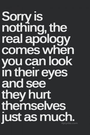This is how you know if they're sorry #imsorry #quote #quotes