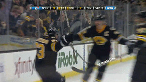 Hockey boston bruins bruins check out the reaction of the guy behind ...