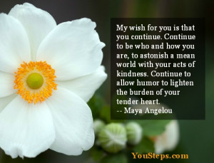 My wish for you …
