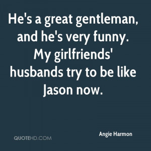 Angie Harmon Husband Quotes