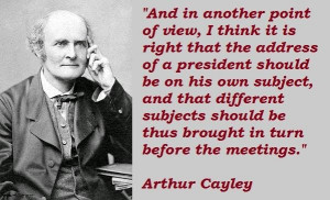 Arthur cayley famous quotes 1