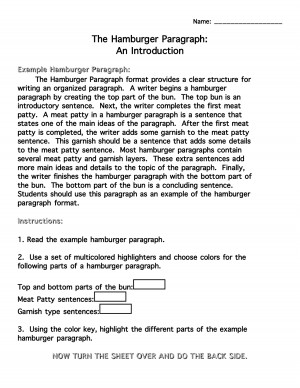 The Hamburger Paragraph An Introduction by fdh56iuoui