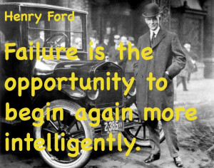 Quote. Henry Ford on failure.