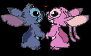 Stitch And Angel Love