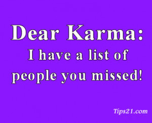 Karma Quotes And Sayings Graphic