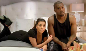 ... / Kim Kardashian and Kanye West Tongue Kiss Looks Like Ray J’s