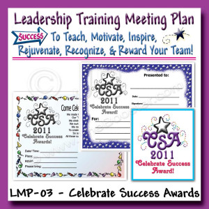 LMP-03 — Celebrate Success Awards Leadership Meeting Plan