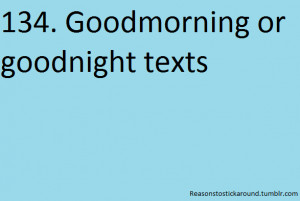 Goodnight Text Message...