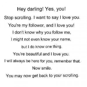 Hey darling quote