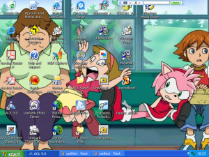 Sonic X Screenshots Amy And Sonic Sonic x desktop by astraii