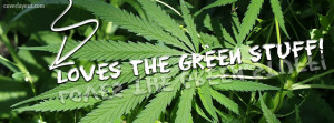 Trippy Weed Facebook Covers Green stuff facebook cover