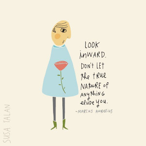 ... and thinking the world is out to get you....time to look inward