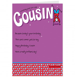 Funny Cousin Quotes Funny happy birthday cousin