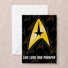 Star Trek Insignia (large) Greeting Cards (Pk of 1 for