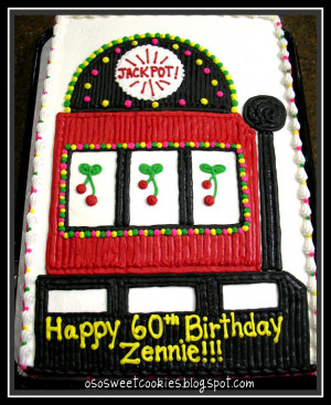 Slot Machine Cake