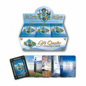 Life Quotes Playing Cards Case Pack 12