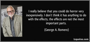 More George A. Romero Quotes