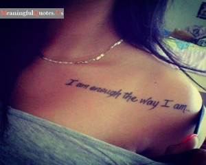 Motivational and Meaningful Quotes - Tattoo