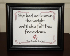 Anarchy Scarlet Letter Quote 