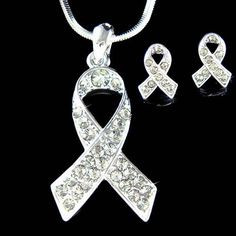 Swarovski Crystal Brain Cancer Tumor Awareness Ribbon by Kashuen, $65 ...