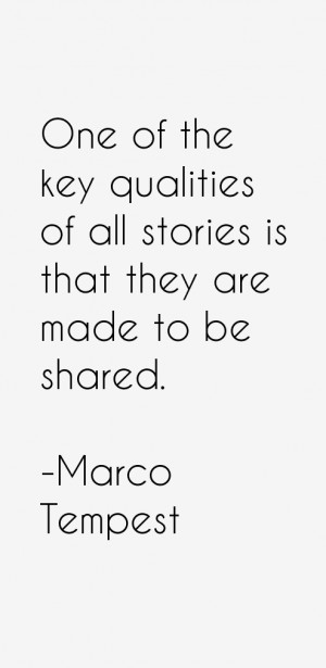 Marco Tempest Quotes & Sayings