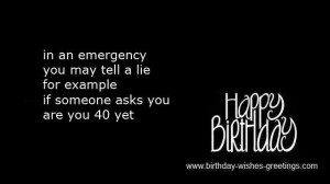 40th birthday wishes and sayings funny bday greeting cards