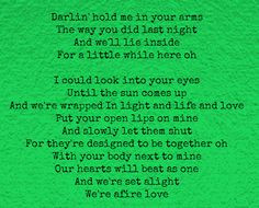 Afire Love by Ed Sheeran