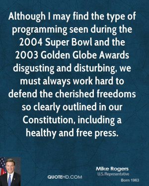 Although I may find the type of programming seen during the 2004 Super ...