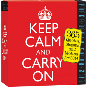 Home > Obsolete >Keep Calm and Carry On 2014 Desk Calendar