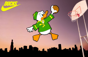 ... jordan jumpman ad made all ducky for the oregon ducks basketball team