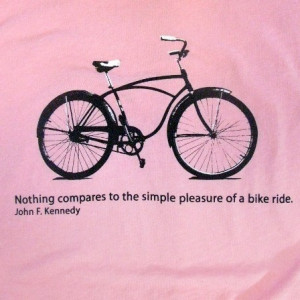nothing compares to the simple pleasure of a bike ride