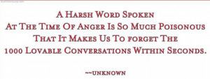 harsh words can hurt quotes