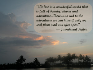 travel quote from Jawaharlal Nehru