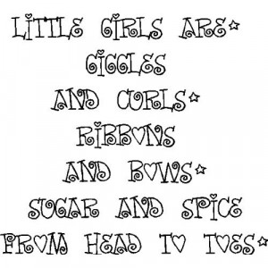Girls Are Giggles And Curls....Girls Room Wall Quotes Words Sayings ...