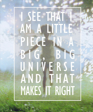 The whole universe depends on everything fitting together just right ...