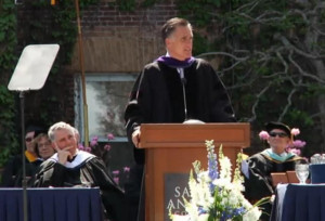 ... Romney Recalls Campaign In Saint Anselm College Commencement Address