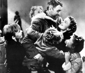 ... watching the Christmas Classic “It’s a Wonderful Life