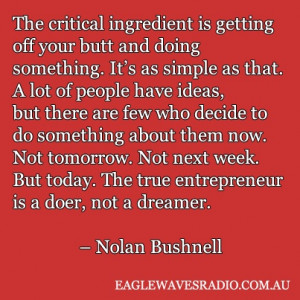 Business quote by Nolan Bushnell