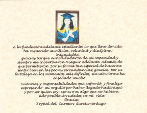 thank you note in spanish