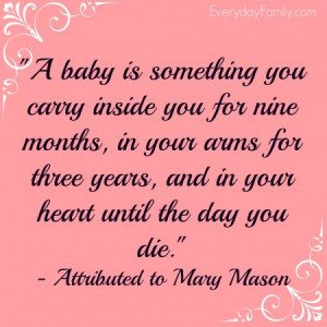Quotes For 9 Months of Pregnancy - EverydayFamily