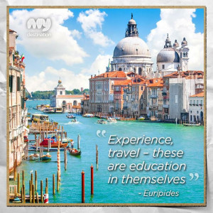 Travel is an education #travel #quote