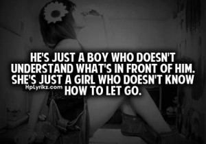 She's just a girl, he's just a guy