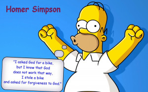 quotes Homer Simpson The Simpsons wallpaper background