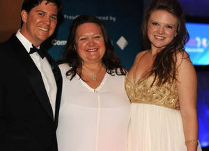 Dynasty … Rinehart with son John and daughter Ginia at the Telstra ...