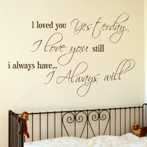 Always quote wall sticker
