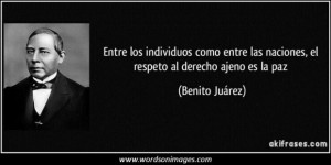Benito juarez quotes