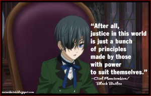 Showing Gallery For Ciel Phantomhive Quotes