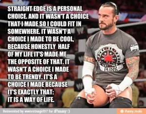 ... Quotes, Quotes Punk, Straight Edging, Wwe Quotes, Wwe 3, Cm Punk, Punk