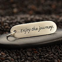 Enjoy the journey Quote Charm - Word Charms, Stamping, Tags, Travel ...
